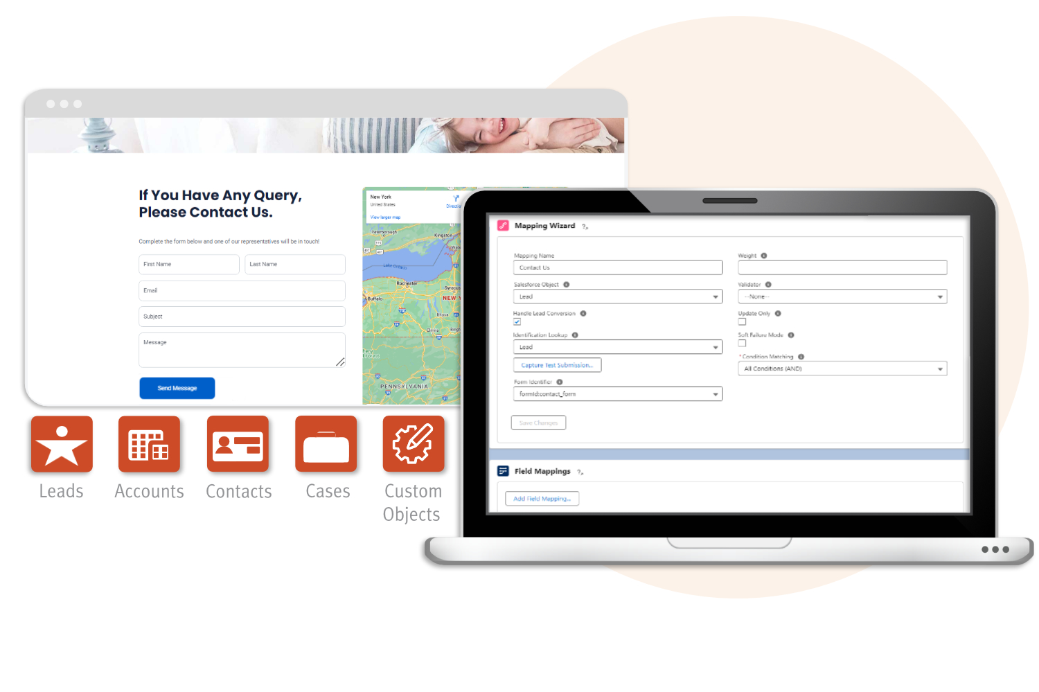 Form mapping in Salesforce